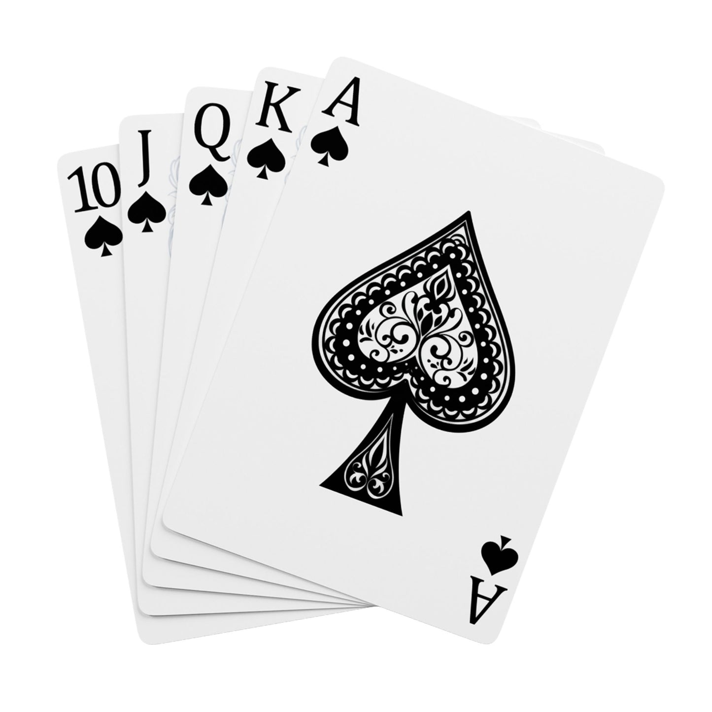"1 Corinthians 11:3 (KJV)", Retro Playing Cards (Void Black)
